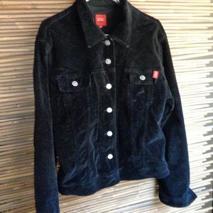 Stretch Velvet Jean Jacket